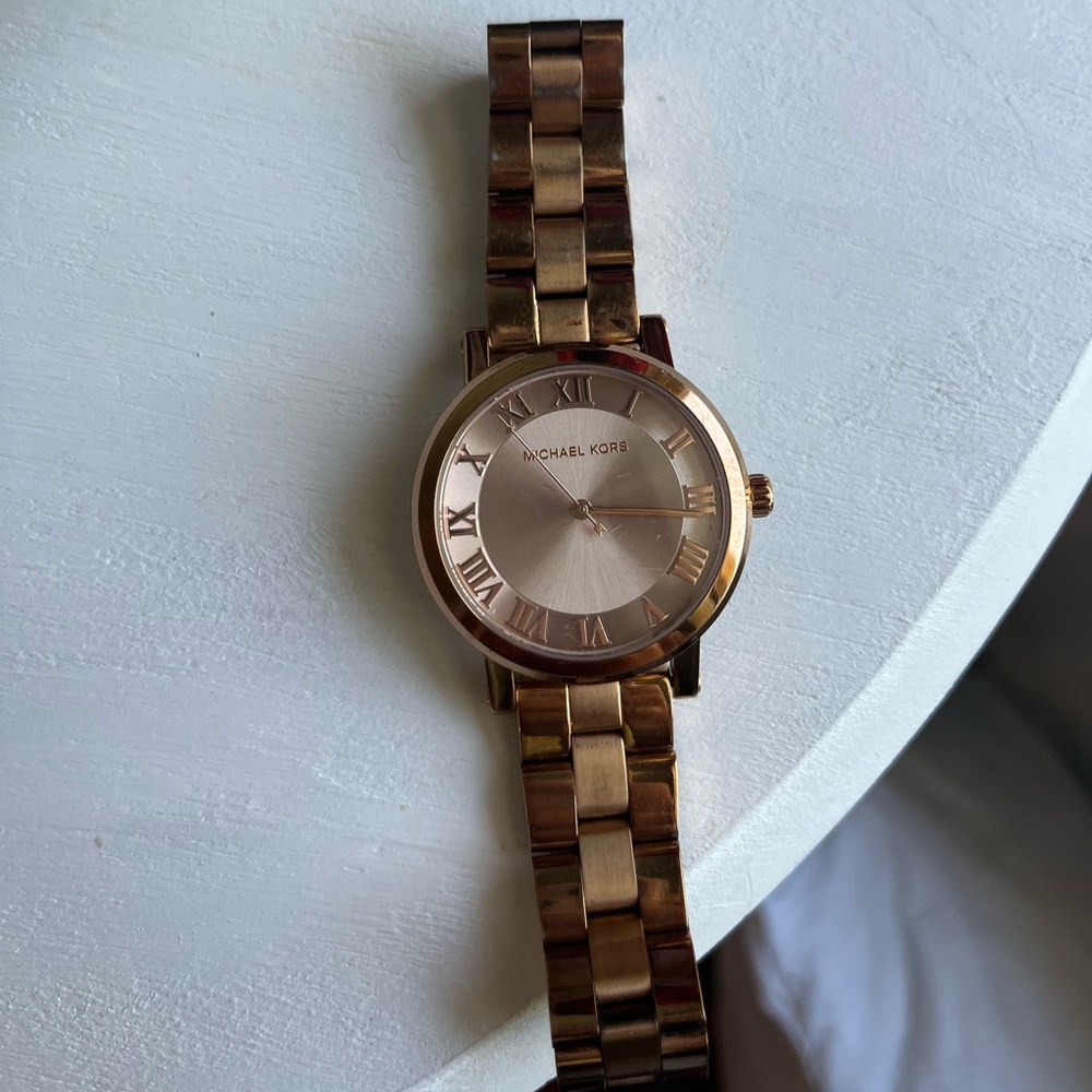 Rose Gold Michaels Kors Watch